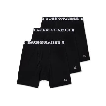 BOXER BRIEFS 3 PACK BLACK