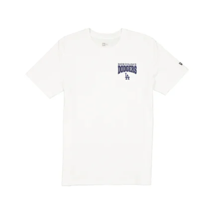 BORN X RAISED + DODGERS DOG TEE: WHITE